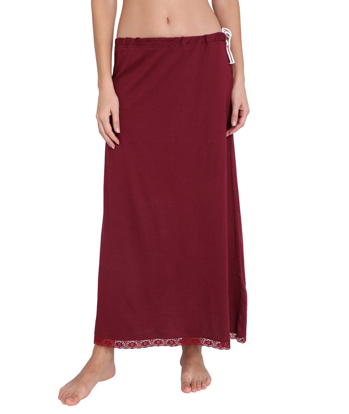 Lady Like Solid Satin Petticoat