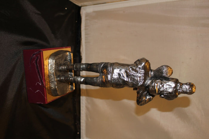 Larry Bird Autographed Michael Ricker Pewter Statue 209/510 - Vintage Indy Sports
