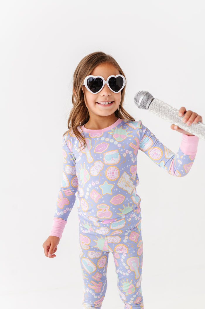 Lavender Haze (Kiki+Lulu's Version) Kids Pajamas