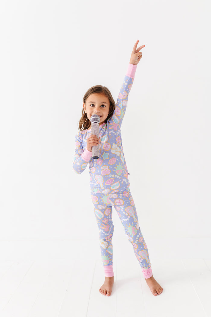 Lavender Haze (Kiki+Lulu's Version) Kids Pajamas