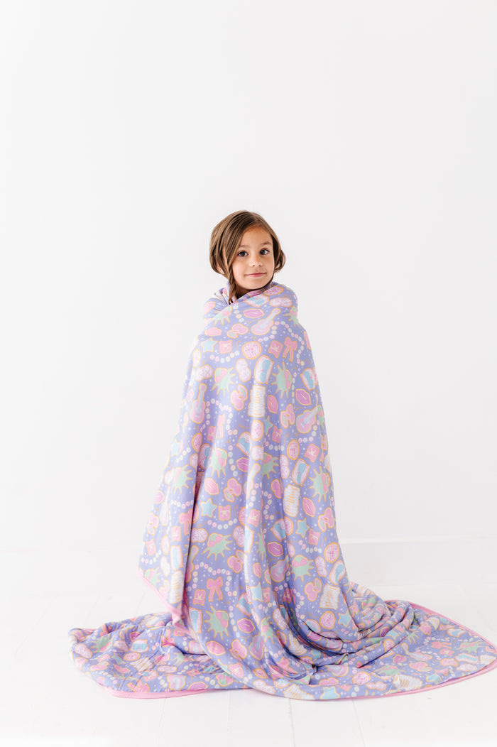 Lavender Haze (Kiki+Lulu's Version) Oversized Fuzzy Blanket