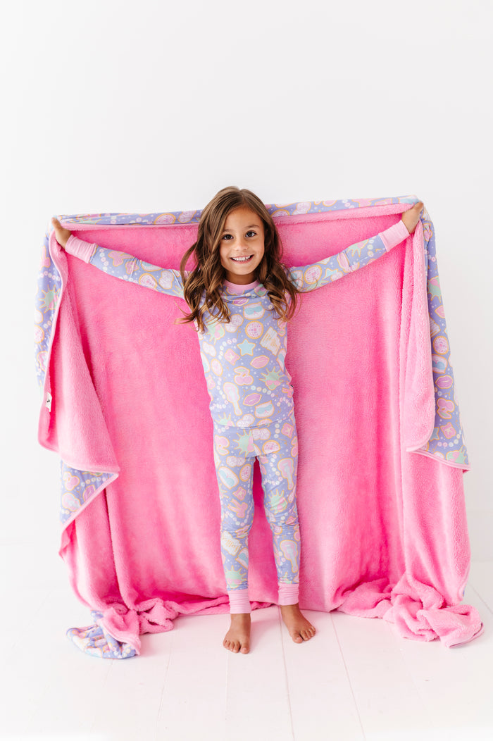 Lavender Haze (Kiki+Lulu's Version) Oversized Fuzzy Blanket