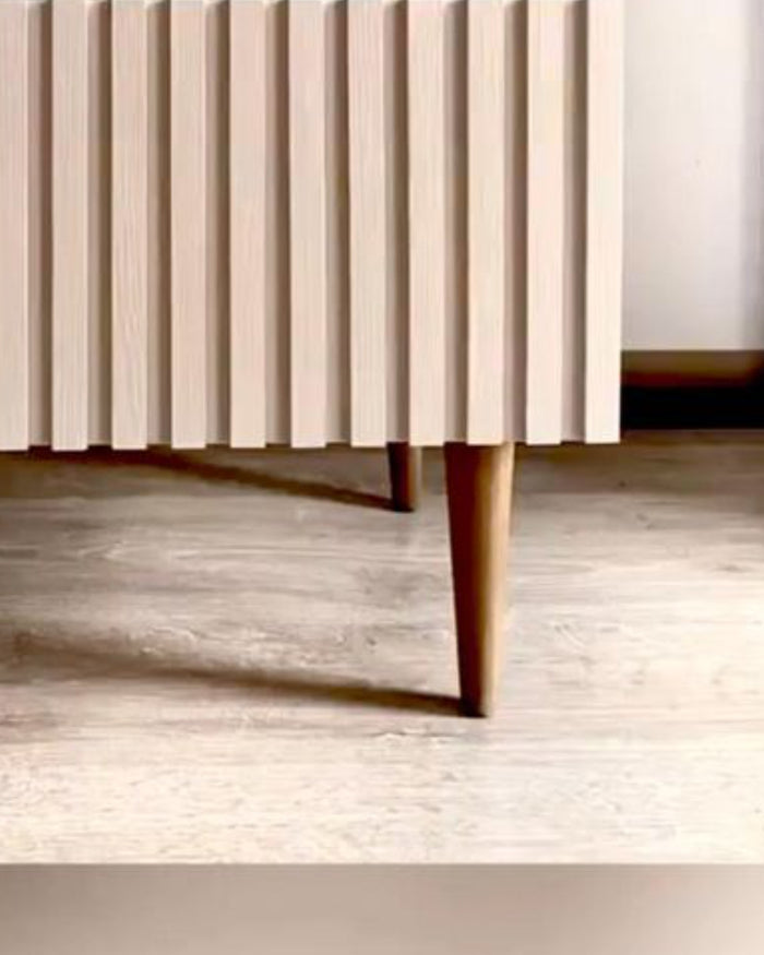 Linenbark Bedside Table