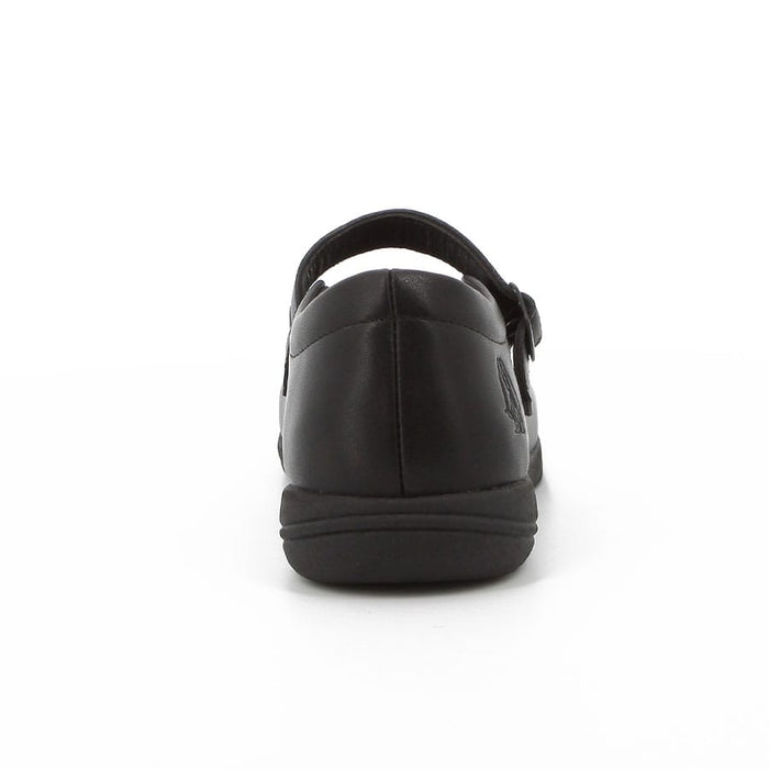 Little Girls Scala Mary Jane Shoes Black Leather