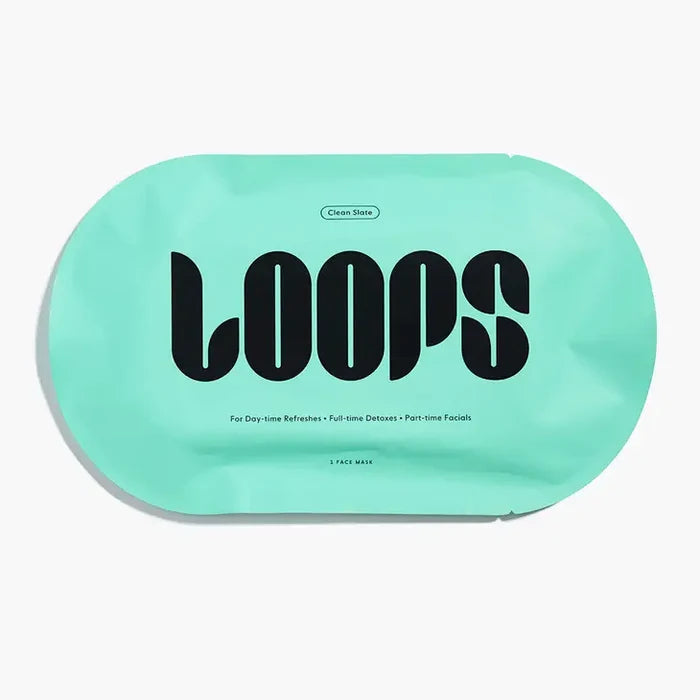 LOOPS – Clean Slate Hydrogel Mask, Single Mask
