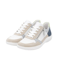 Louann - White/Blue