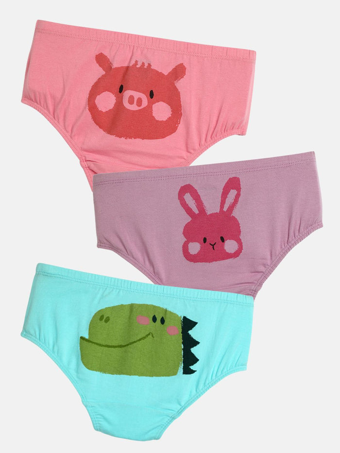 Mackly Girls Brief - Pack of 3