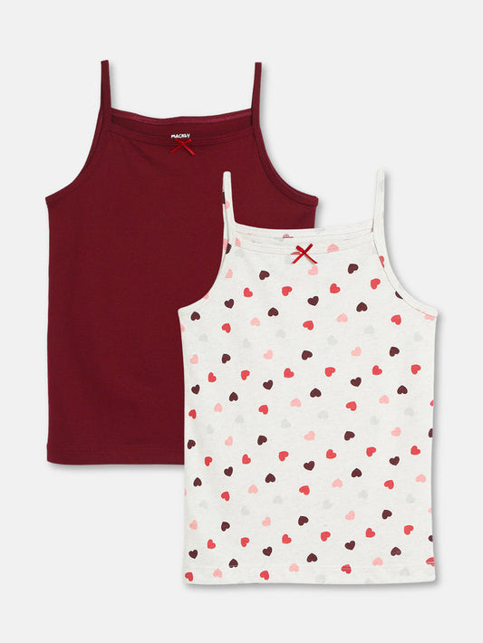 Mackly Girls Camisole - Pack of 2