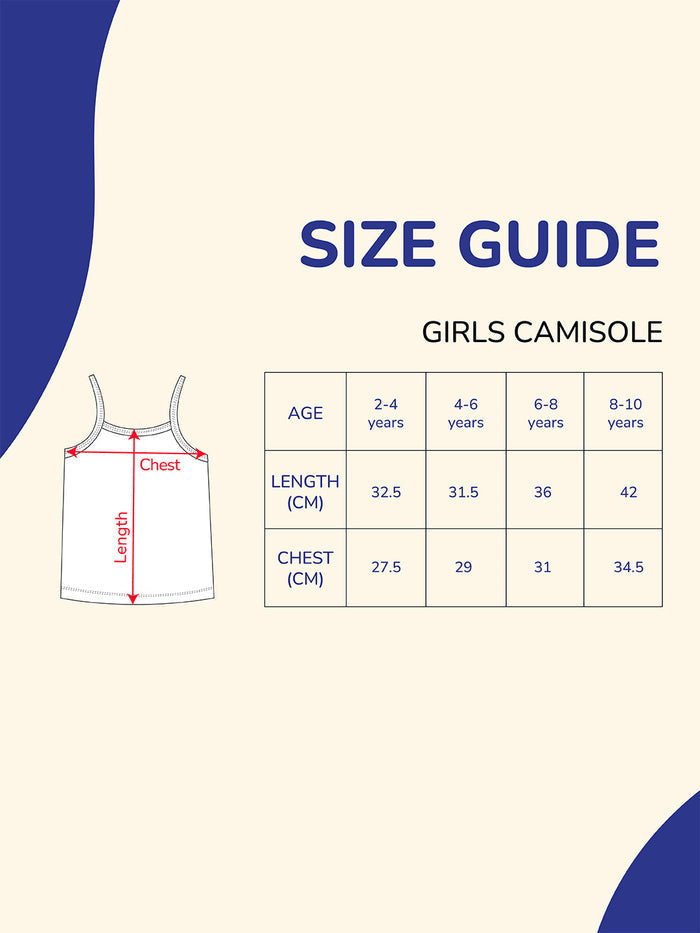 Mackly Girls Camisole - Pack of 2