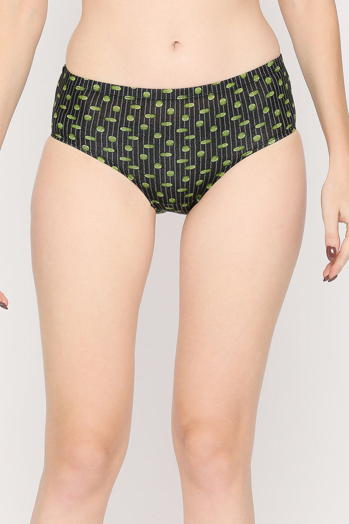 Maitree High Rise Plus Size Hipster Panties - Multicolor Pack of 3