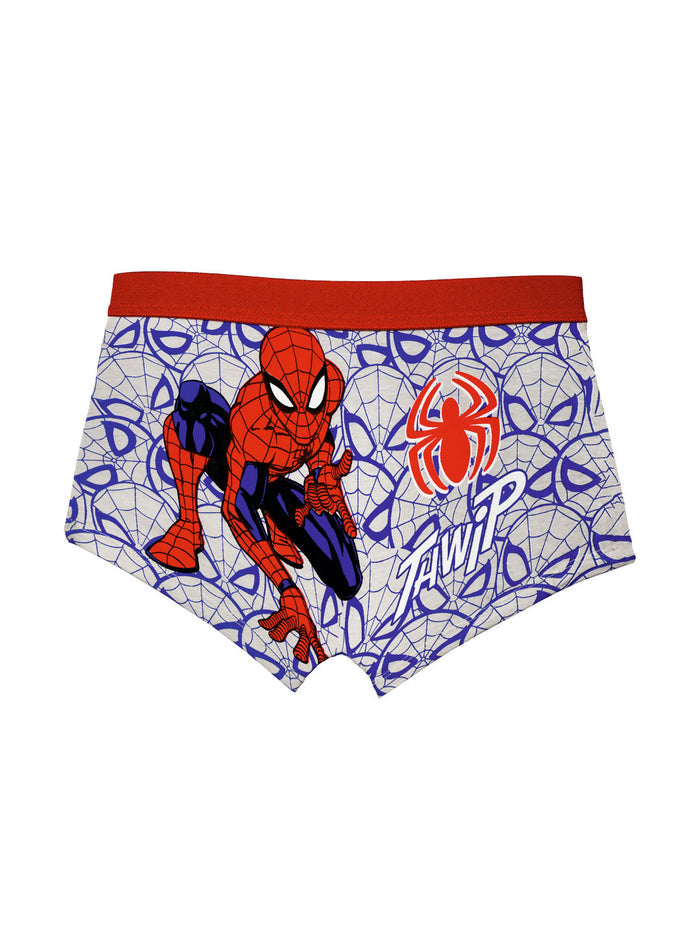 Marvel Spider-Man Boys' Cotton Boxer Briefs - Pack of 6 (Multicolor) | JR-527