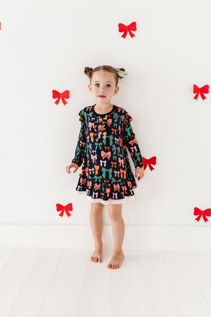 Merry Little Bows Kids Gown