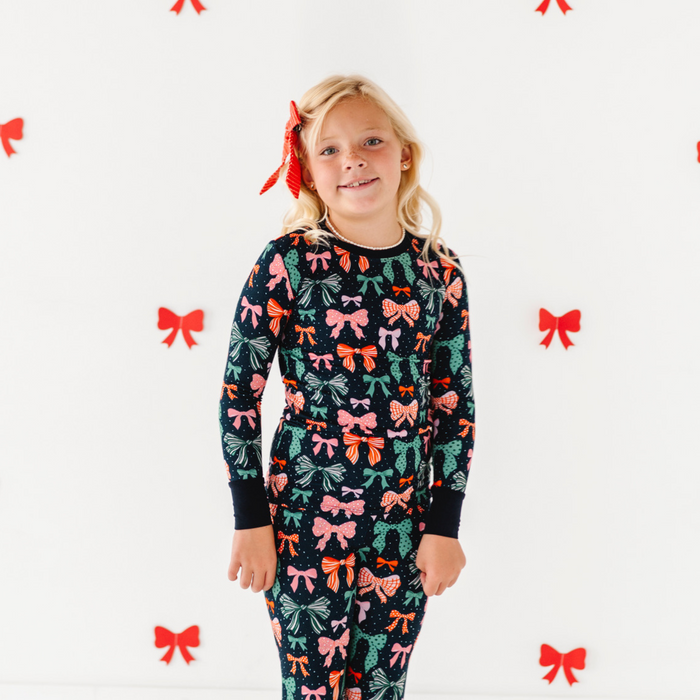 Merry Little Bows Kids Pajamas