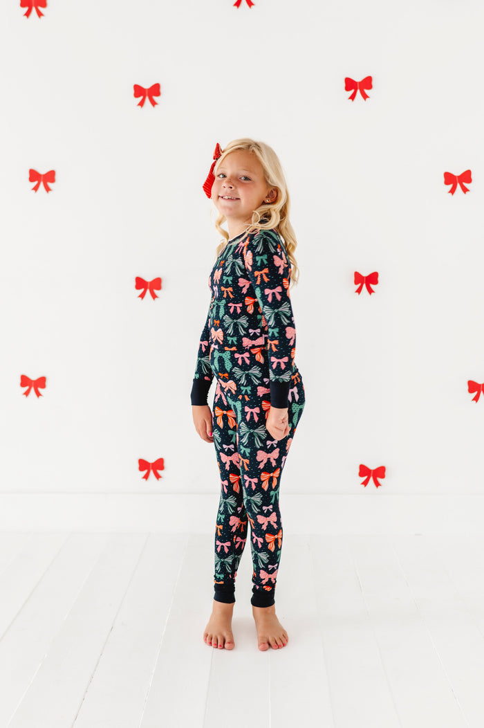Merry Little Bows Kids Pajamas
