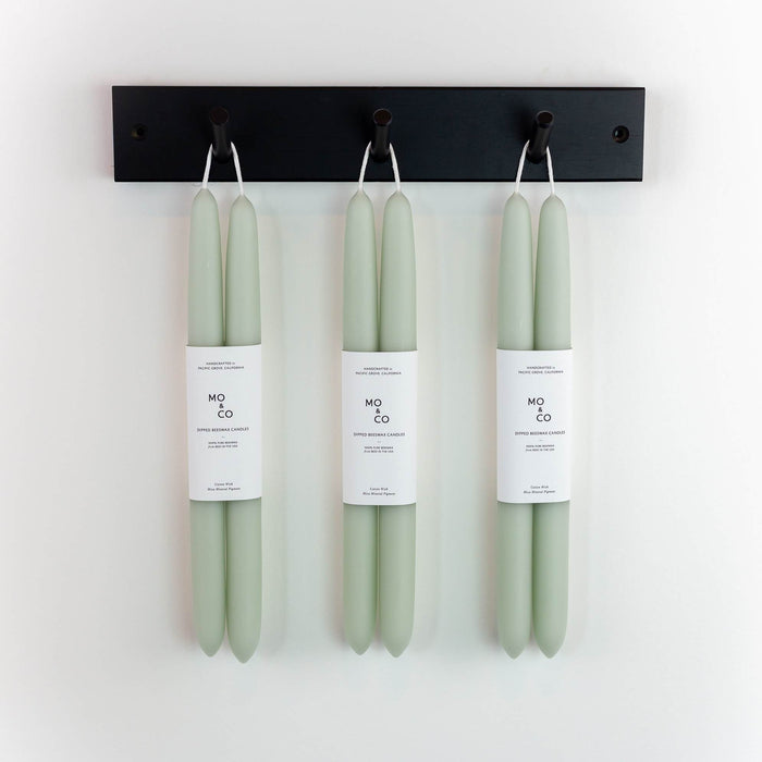 Mo&Co Home - Dipped Beeswax Candles Eucalyptus