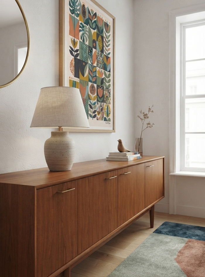 Modern Herbarium | Mid-Century Modern Botanical Art Print