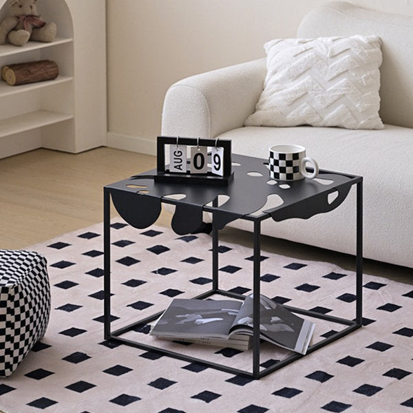 Modern Monstera Side Table