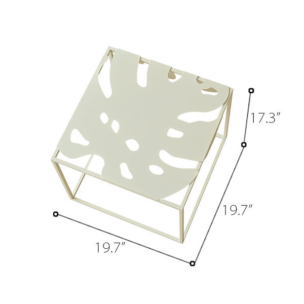 Modern Monstera Side Table