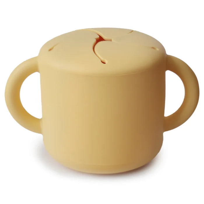 Mushie - Silicone Snack Cup in Daffodil