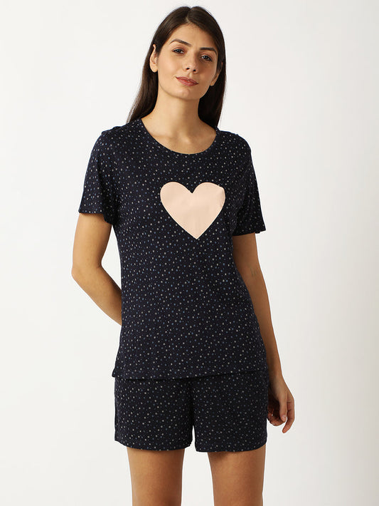 Navy Miracle Short Set