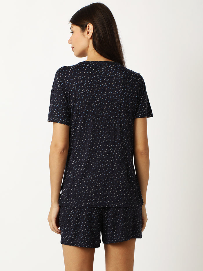 Navy Miracle Short Set