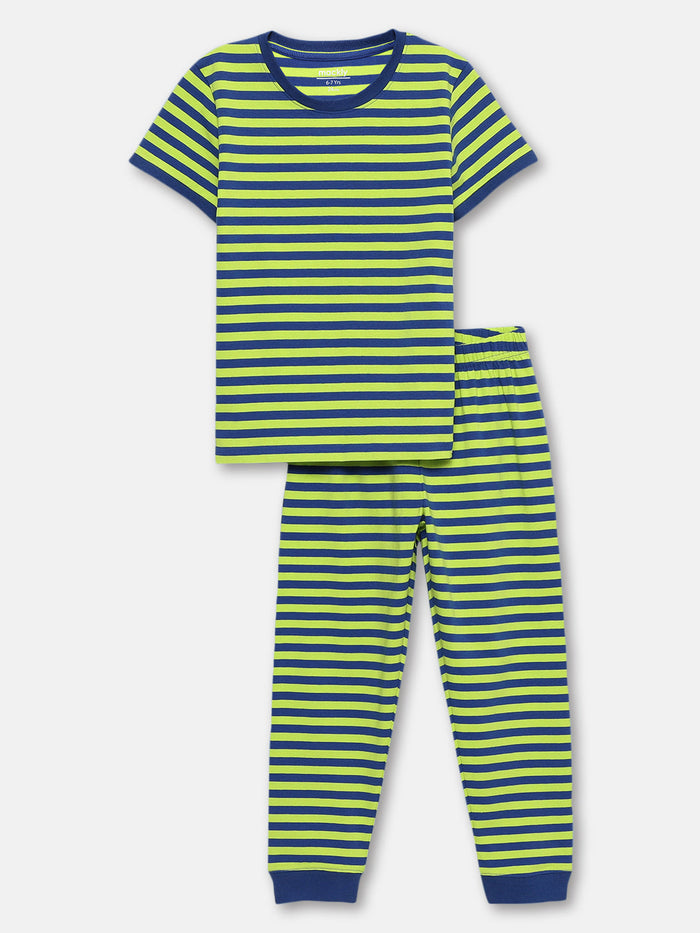 NAVY/GREEN STRIPES