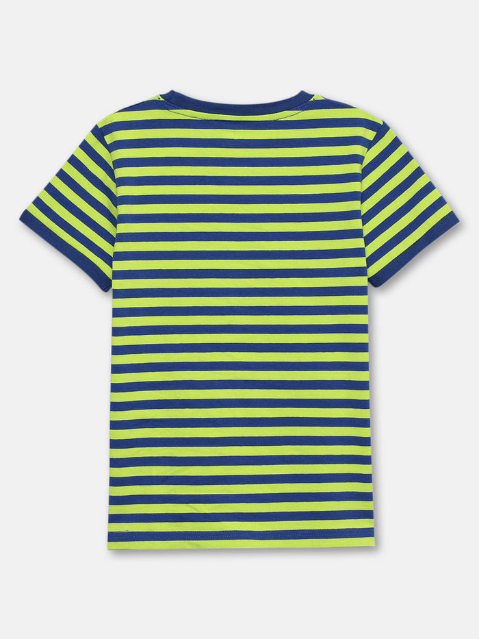 NAVY/GREEN STRIPES