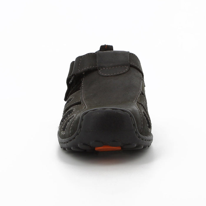 Nebula Mens Sandals Black Leather