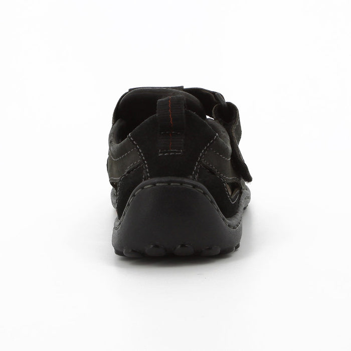 Nebula Mens Sandals Black Leather