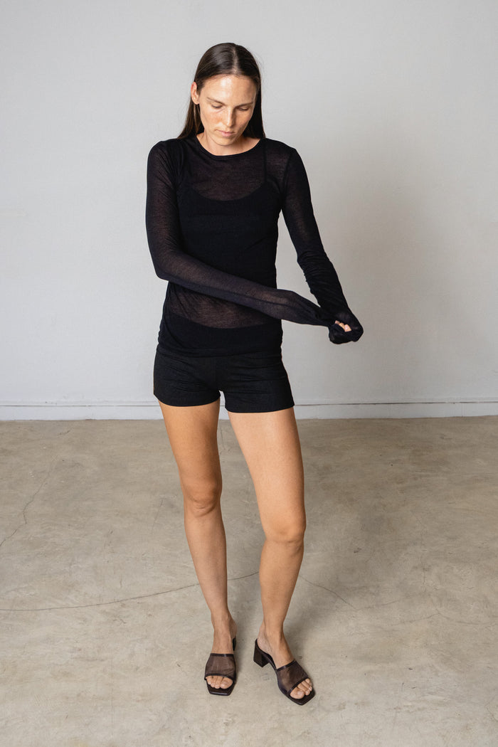 No 103 / Sheer Long-sleeve