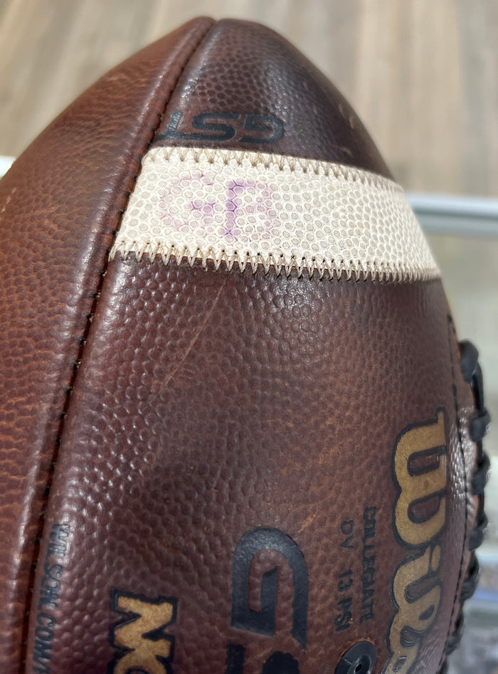 Notre Dame Game Used Football Wilson GST NCAA