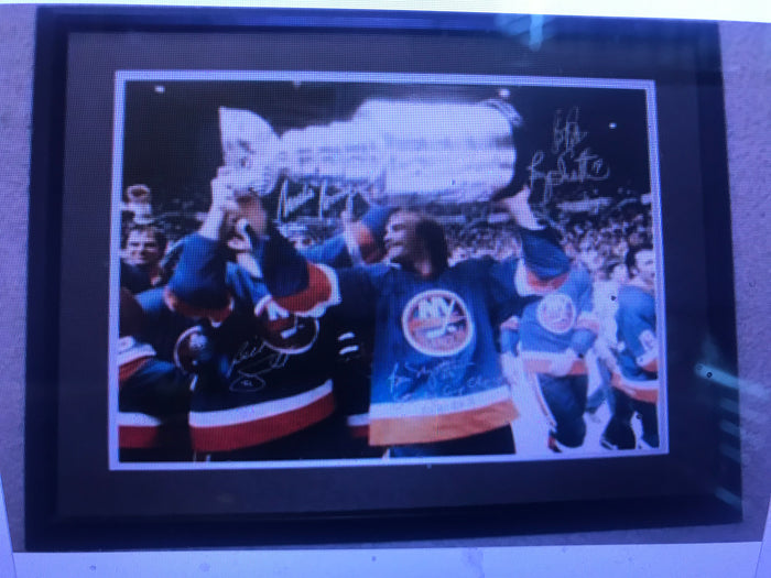 NY Islanders Multi Signed 16x20 Photo JSA LOA