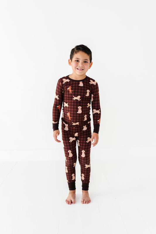 Paws & Plaid Kids Pajamas