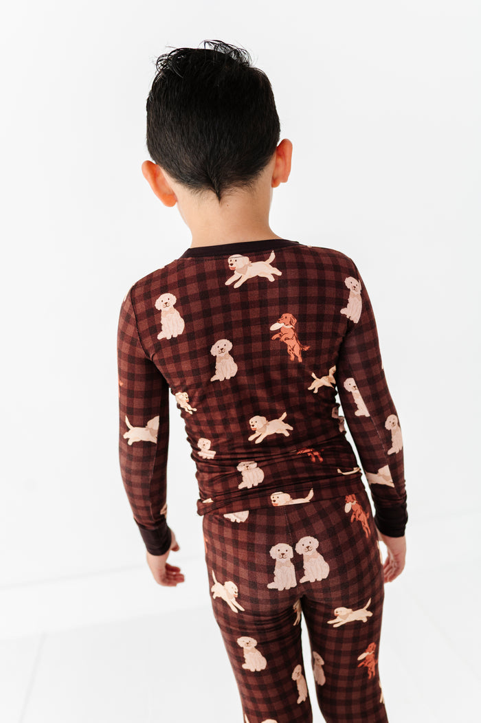 Paws & Plaid Kids Pajamas