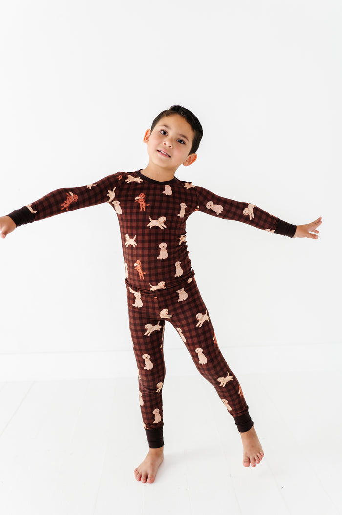 Paws & Plaid Kids Pajamas