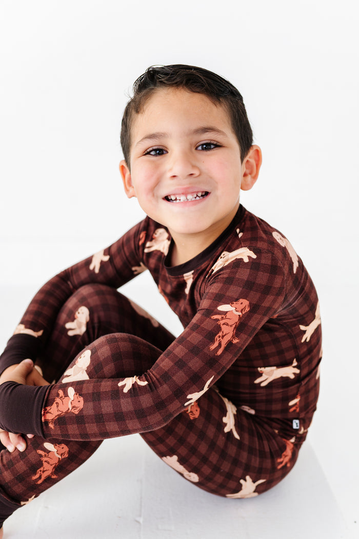Paws & Plaid Kids Pajamas