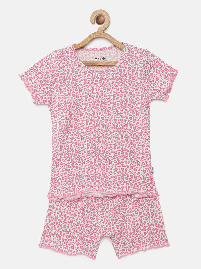 Pink Leopard PJ Set