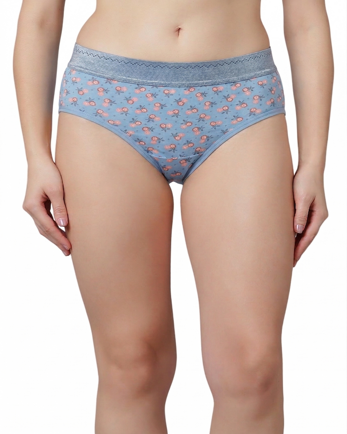 Printed Highrise Tummy-trimmer- Pack of 3