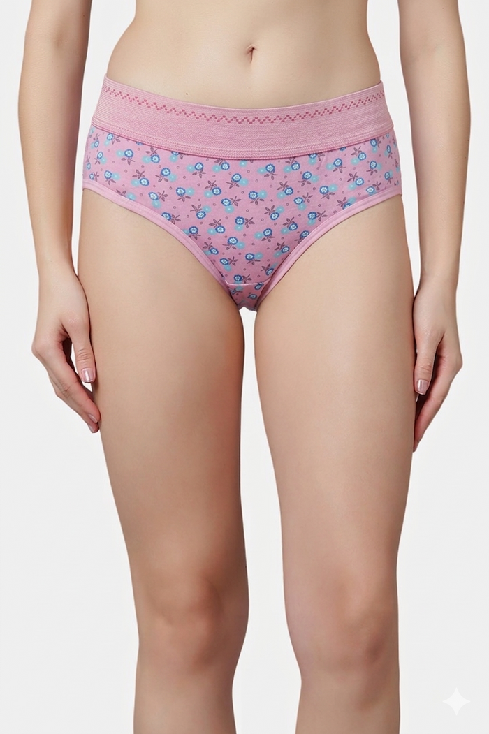 Printed Highrise Tummy-trimmer- Pack of 3