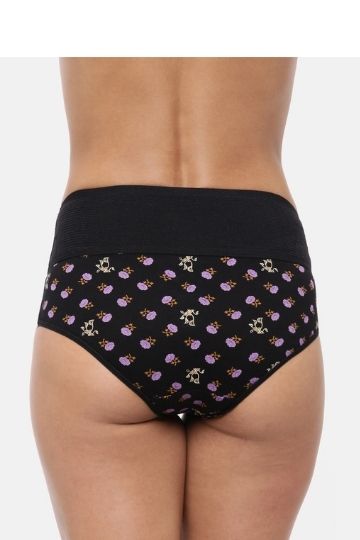 Printed Highrise Tummy-trimmer- Pack of 3