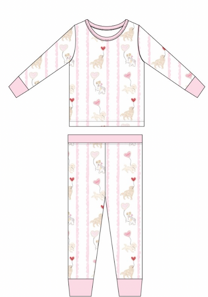 Puppy Love Kids Pajamas