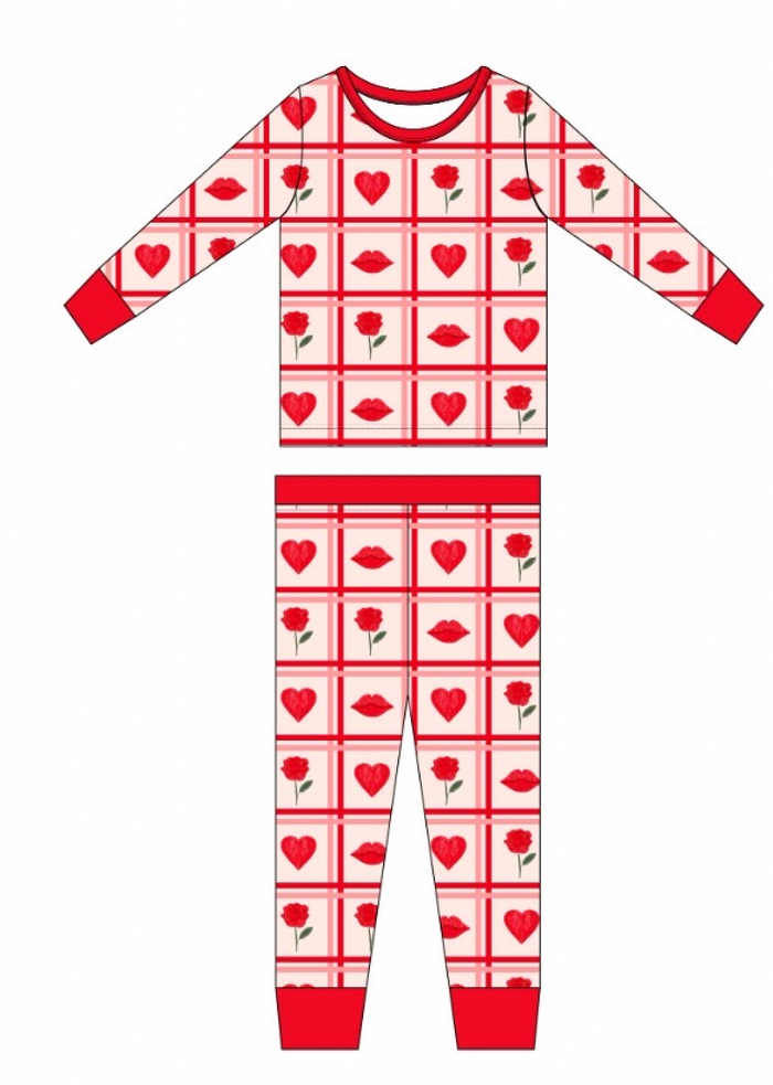 Queen of Hearts Kids Pajamas