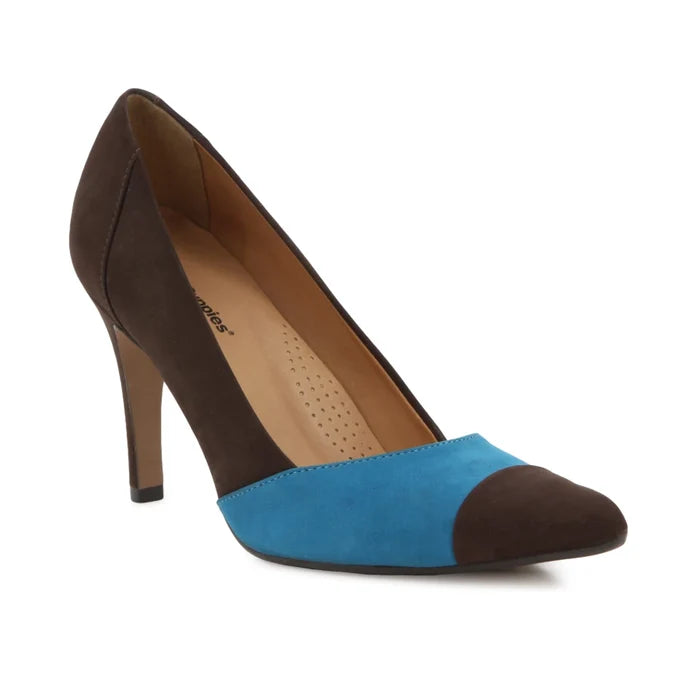 Queenie Heels Brown Turquoise