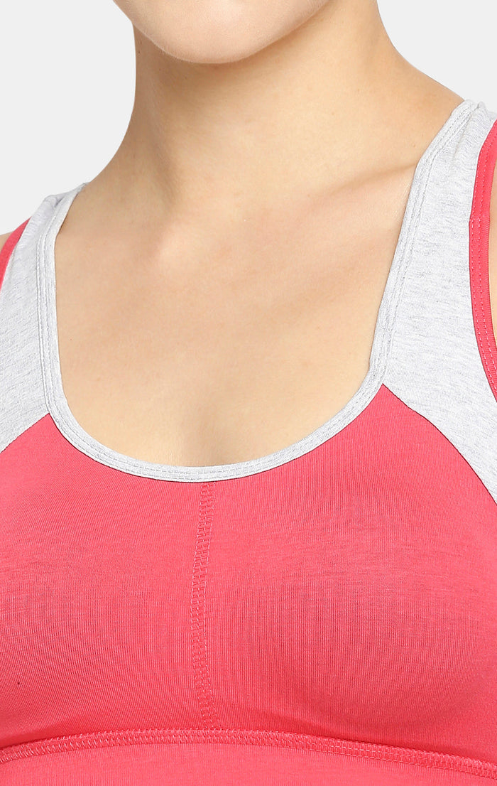 Racer Back Medium Impact Sports Bra