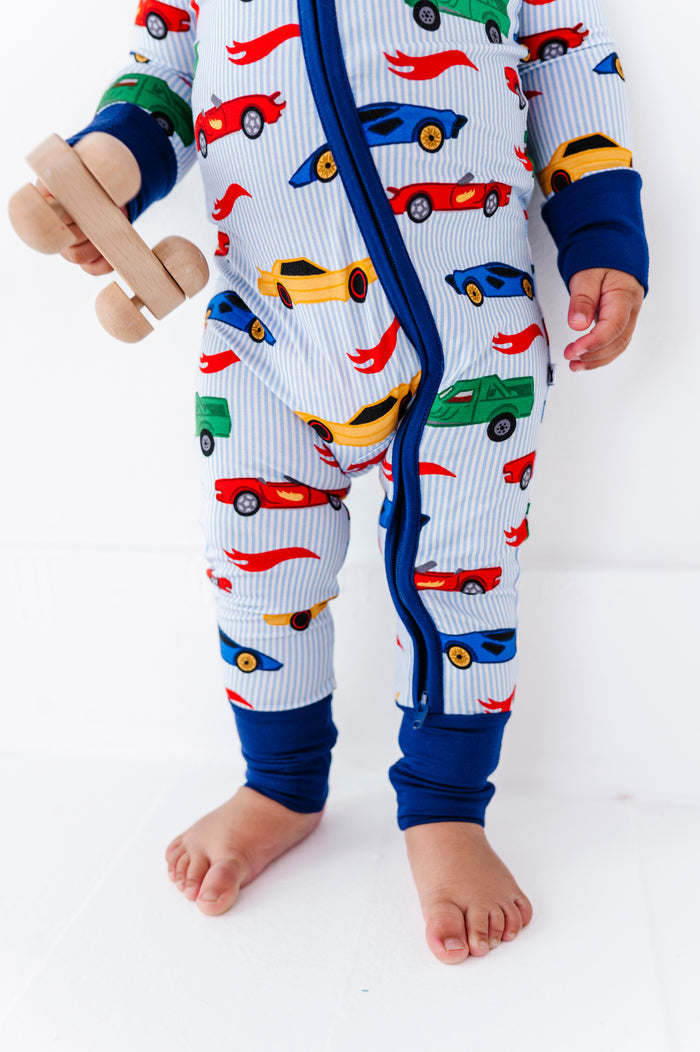 Racing Stripes Convertible Footies