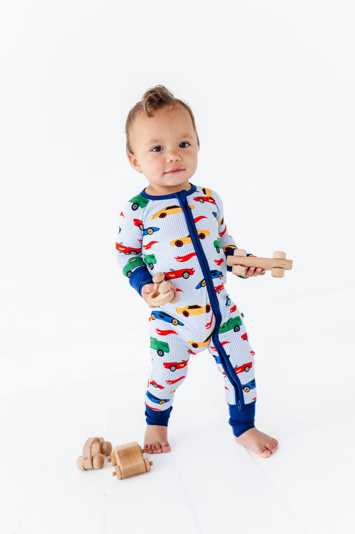 Racing Stripes Convertible Footies