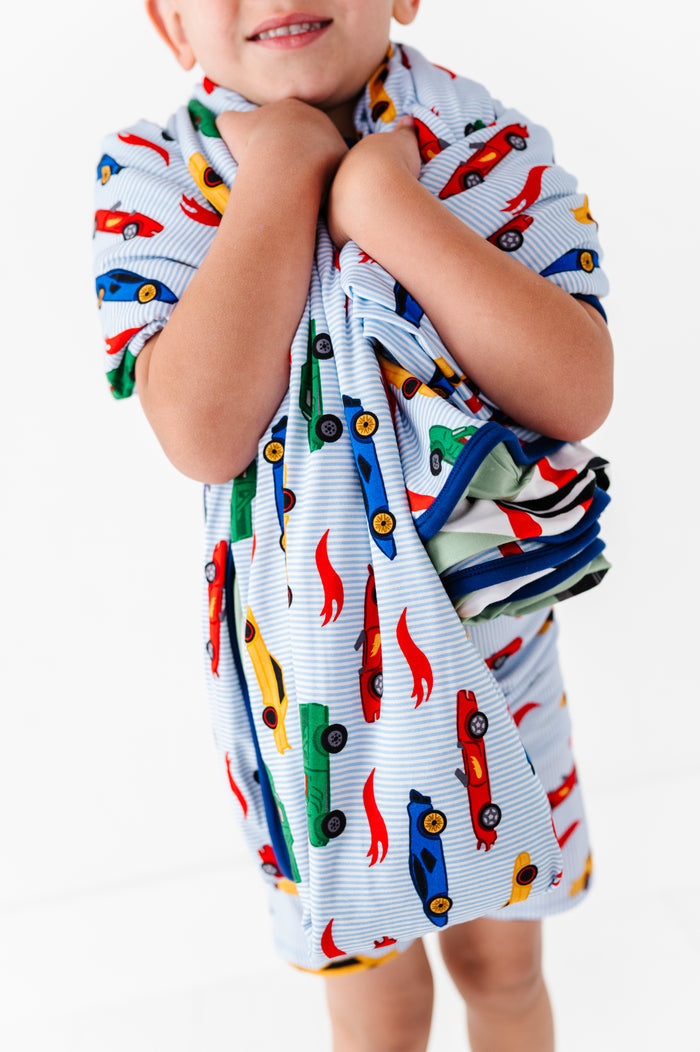 Racing Stripes Oversized Blanket