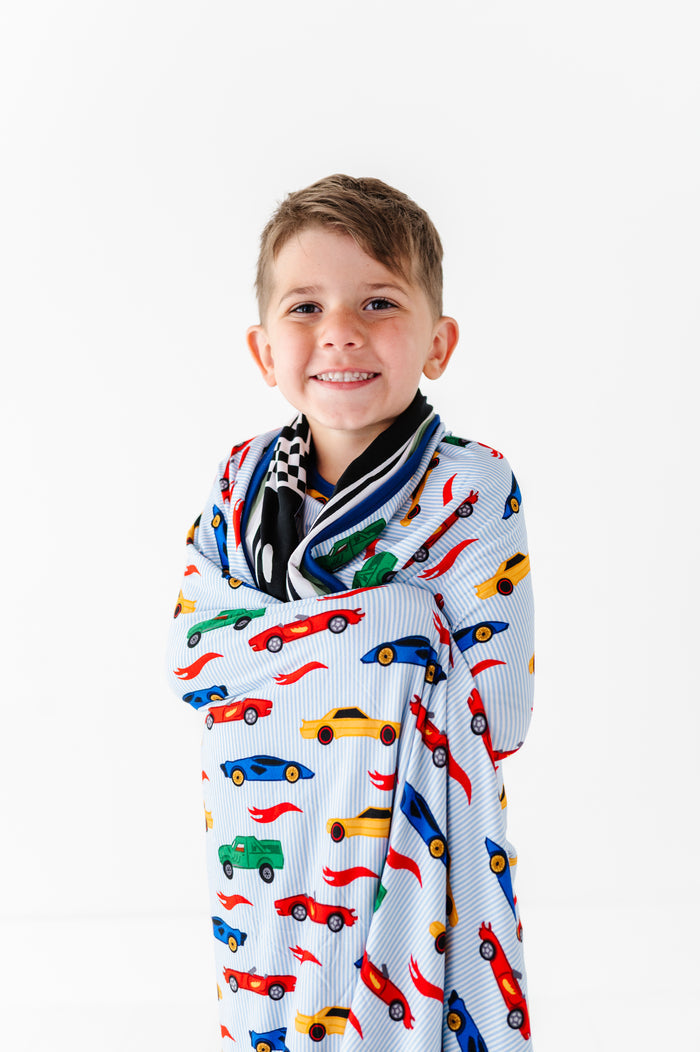 Racing Stripes Oversized Blanket