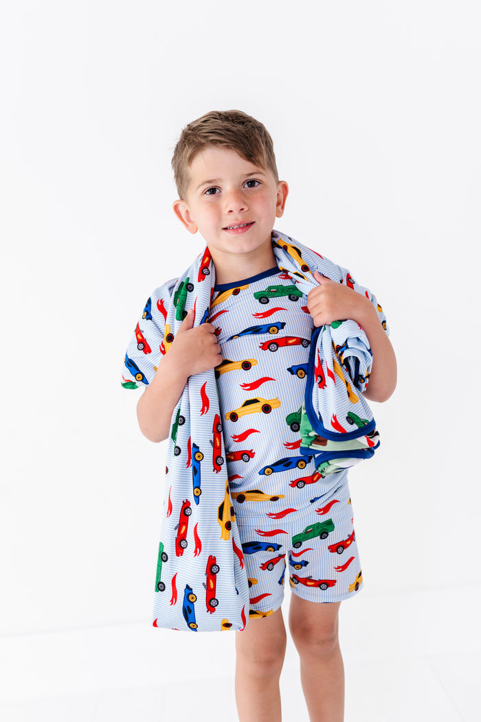 Racing Stripes Shorts Pajamas