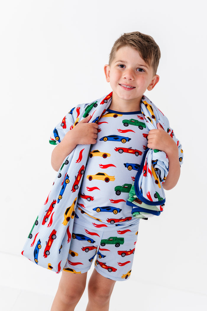 Racing Stripes Shorts Pajamas